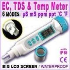 มิเตอร์วัดค่า EC/ TDS/ Temperature