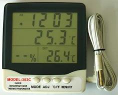 เครื่องวัดอุณหภูมิความชื้นแบบตั้งโต๊ะ