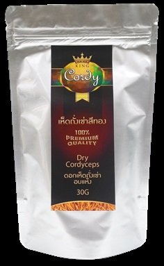 [โปรโมชั่น!] ซื้อเห็ดถั่งเช่าสีทองอบแห้ง 30 g แถมฟรี 15 g (ว