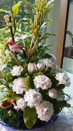 ดอกไม้ประดิษฐ์จากดินไทย(รวมมิตรดอกไม้ไทยๆ)