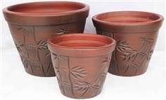 Color Clay Pot (กระถางดินเผาสีคละลาย)