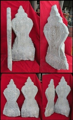 ใบเสมาหินแท้ เสมาหินโบราณ ศิลปะทวาราวดี