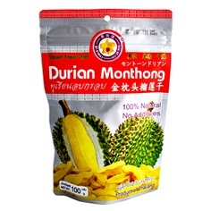 Durian Monthong 100gm (Silver) ทุเรียนอบกรอบ 100 กรัม
