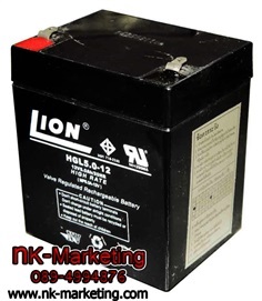 แบตเตอรี่แห้ง 12v 5ah LION (HGL12V-5AH) 