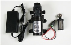 ปั๊มน้ำแรงดันสูง DC12V 80M 5L/min + อะแดปเตอร์ 5A