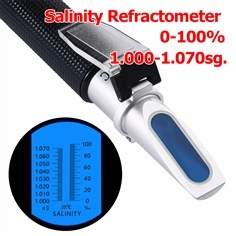 เครื่องวัดความเค็ม 0-100% Salinity Refractometer