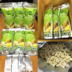 Freeze dried durianทุเรียนฟรีซดราย 210กรัม 