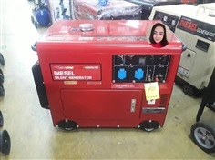 เครื่องปั่นไฟดีเซล รุ่นเก็บเสียง 5500วัตต์ แบรน์ดของคนไทย 