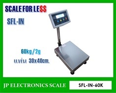 เครื่องชั่งดิจิตอล60kg SCALE FOR LE$$ รุ่น SFL-IN-60K 