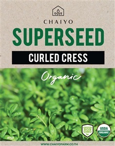 เมล็ด Curled CRESS (Organic) เครส ออร์แกนิค