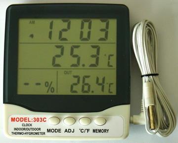 เครื่องวัดอุณหภูมิความชื้นแบบตั้งโต๊ะ,AT-303C,เครื่องวัดอุณหภูมิ