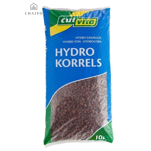 เม็ดดินเผา 10 ลิตร Hydro Granules (นำเข้าเนเธอแลนด์)  Van Eg,,ดินปลูกต้นไม้