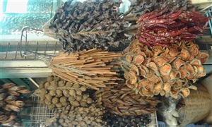 จำหน่ายพวงเครืองเทศ เครื่องครัว ผลไม้อบแห้ง 