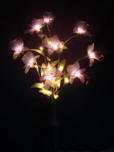 โคมไฟมหาหงส์สีม่วง | ร้านไฟดอกไม้ mommade  -  กรุงเทพมหานคร