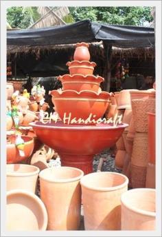 น้ำพุ-น้ำล้น ดินเผา | CMHandicraft - หางดง เชียงใหม่