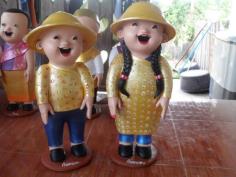 ตุ๊กตาดินเผาชุดชาวเวียดนาม