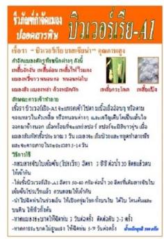 บิวเวอร์เรีย-A1 กำจัดแมลงปลอดสารพิษ