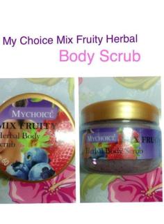 My Choice Fruity Mix Herbal Body Scrub