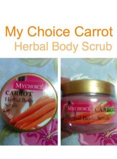 My Choice Carrot Herbal Body Scrub