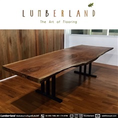 Lumberland : โต๊ะไม้ยางนาสีธรรมชาติ 113x300x7.5ซม. | Lumberland - คลองหลวง ปทุมธานี