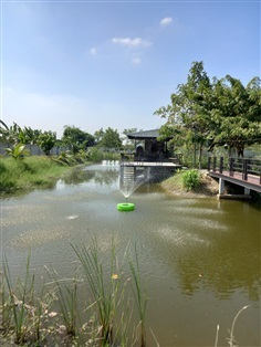 น้ำพุ พลังงานแสงอาทิตย์ | โรงระหัด น่ำเฮงล้ง หลักห้า - บ้านแพ้ว สมุทรสาคร