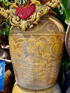 โอ่งไหหลำ ลายมังกร โอ่งมังกร โอ่งจีนโบราณ ไซต์ใหญ่