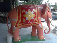 ช้างปูนปั้น