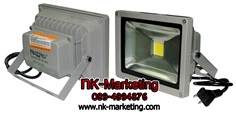 สปอร์ตไลท์ LED 20w GY แสงวอร์มไวท์ (เหลือง) 