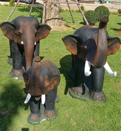 ช้างปูนปั้น  ช้างดินเผา ช้างไทย  ช้างเสริมบารมี ช้างมงคล