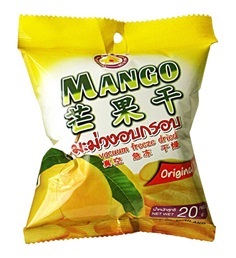 มะม่วงอบกรอบ Mango 20 gm. Vacuum Freeze Dried Fruits | บริษัท ไทยเอ้าฉีฟรุ๊ตส์ จำกัด - วัฒนา กรุงเทพมหานคร