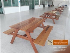 โต๊ะไม้ตะแบกสำหรับโรงเรียน | ร้านคนทำไม้ - บางกรวย นนทบุรี