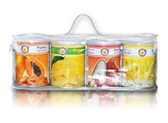 ผลไม้รวมอบกรอบ Mixed Fruits Can-Set B (4 Can)