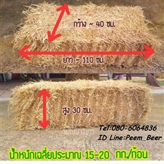 ฟางข้าวอัดก้อน