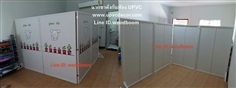 ฉากกั้นห้องUPVC ฉากบังตา ฉากระแนงกั้นห้อง ฉากบังตา UPVC