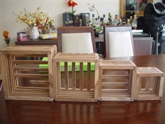 กระเช้ากล้วยไม้ Basket wood