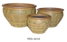 Color Clay Pot (กระถางดินเผาสีคละลาย)