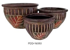 Color Clay Pot (กระถางดินเผาสีคละลาย)