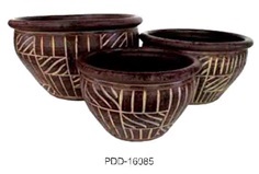 Color Clay Pot (กระถางดินเผาสีคละลาย)