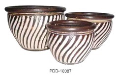 Color Clay Pot (กระถางดินเผาสีคละลาย)