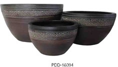 Color Clay Pot (กระถางดินเผาสีคละลาย)