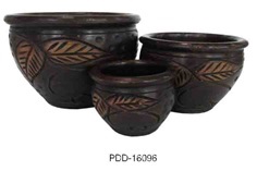 Color Clay Pot (กระถางดินเผาสีคละลาย)