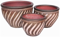 Color Clay Pot (กระถางดินเผาสีคละลาย)