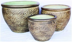 Color Clay Pot (กระถางดินเผาสีคละลาย)