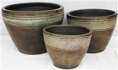 Color Clay Pot (กระถางดินเผาสีคละลาย)