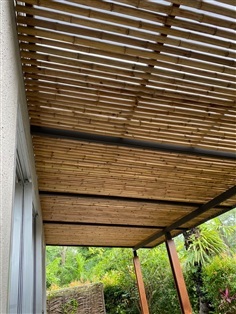 ไม้ไผ่แช่น้ำยากันมอด 1“ ยาว 3 ม. สำหรับงานตกแต่ง