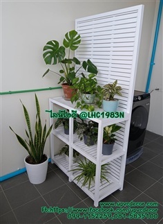 ฉากระแนงpvcบังตา ระแนงกั้นพื้นที่ ชั้นวางของไม่ผุ 