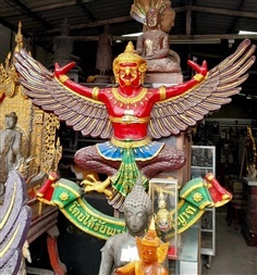 ครุฑธนาคารเก่า ครุฑองค์ใหญ่ ขนาด130ซม