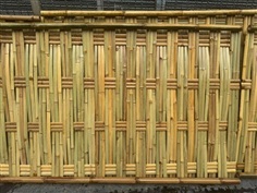 ไม้ไผ่ขัดแตะแช่น้ำยากันมอด สำหรับงานตกแต่ง 