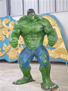 หุ่นไฟเบอร์กลาสเดอะHulk หุ่นเดอะฮัค ยักษ์เขียว