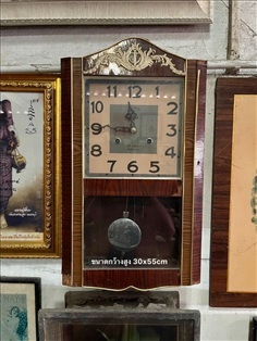 นาฬิกาโบราณ แขวนผนัง ระบบไขลาน ตราสมอ